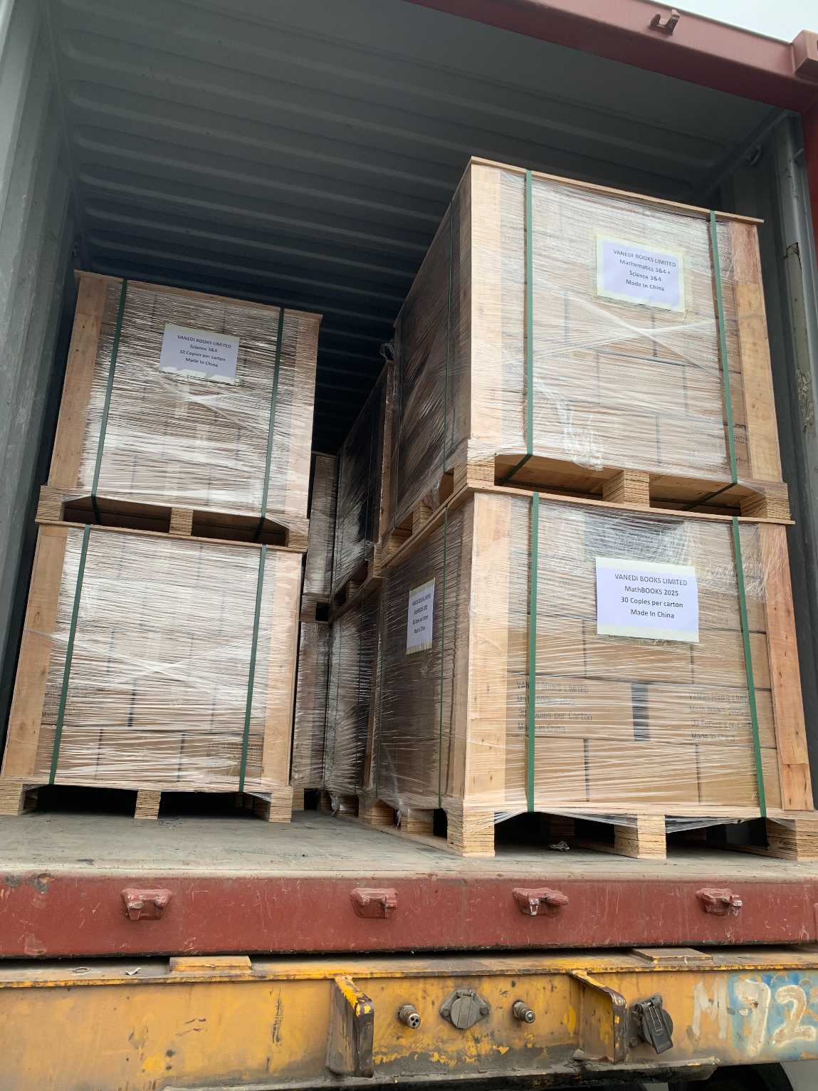 Giáo dục thể dục In sách toán tiếng Anh sẵn sàng để vận chuyển