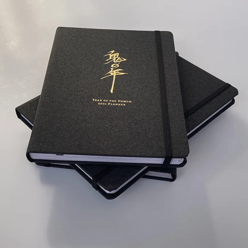 In sổ tay bằng vải Moleskin đàn hồi